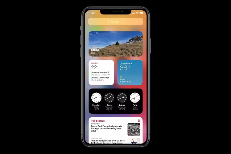 اپل در WWDC 2020 از سیستم عامل iOS 14 رونمایی کرد